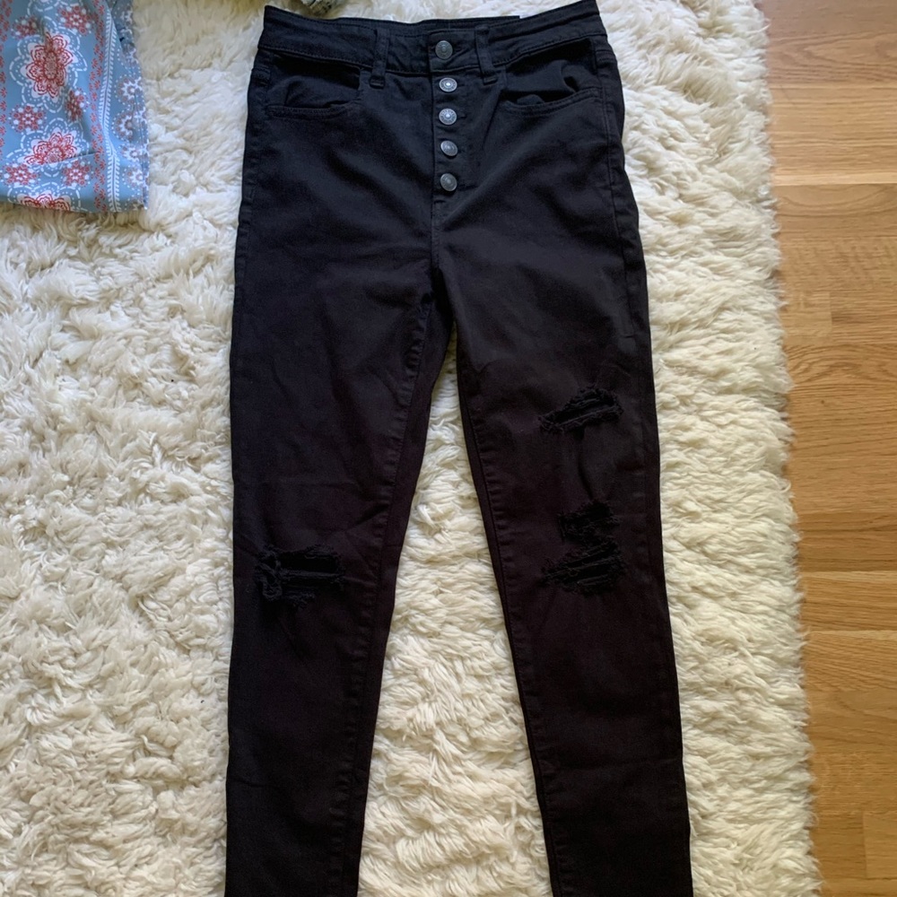 Black ripped Jeans